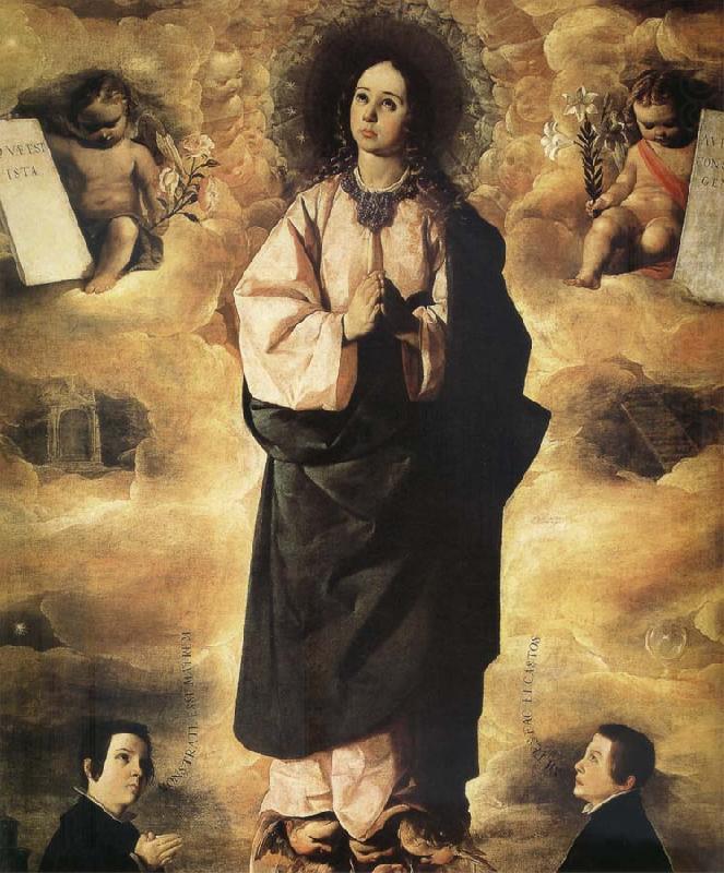 The Immaculate one Concepcion, Francisco de Zurbaran